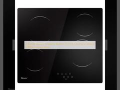 4 Burner Electric Cooktop Built In 24 Inch Ceramic Cooktop 6000W Frosted Glass