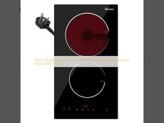 30cm Double Ceramic Hob 2 Zone Portable Double Electric Hobs With Plug