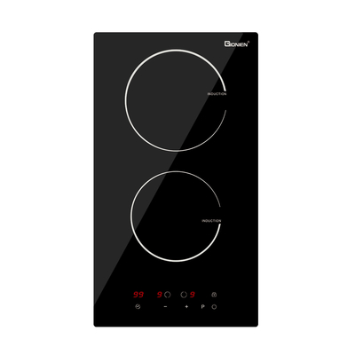 Buy 2 Burner Electric Cooktop 220V-240V Built In Induction Cooktop 12 Inch 3500W online manufacture