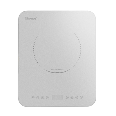 Ultra Thin Induction Cooktop 110V 1200W Poratble Induction Cooktop Silver Grey