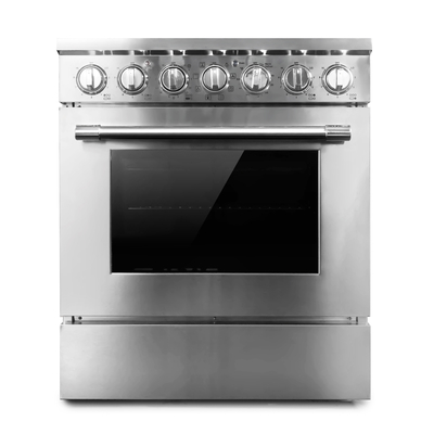 Electric Stove With Oven 30 Inch Freestanding Electric Range 124L / 4.4 Cu.Ft. 12kW