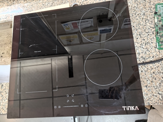 Ceramic stoves 60cm Electric Cooktop Burner Built in Black Glass Cooker with 4 Cooking Zones